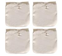 Ansodo 4pcs Muslin Cloths for Cooking,Reusable Cheesecloth Straining Fine Mesh Bag, Food Filter Bag,with Drawsting Strap,for Fruit Juice, Vegetable Juice, Coffee, Tea, 30 × 30 Cm