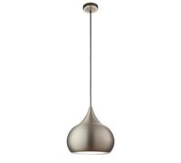 Anson Lighting California Matt Nickel Plate Integrated Led Ceiling Pendant