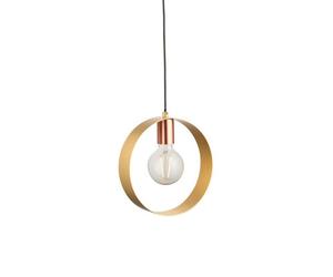 Anson Lighting Dalhart 1Lt Brushed Brass, Nickel And Copper Plate Pendant Single