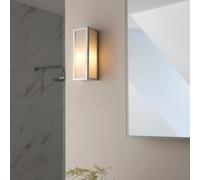 Anson Lighting Nayland Chrome With Frosted Glass Contemporary 1 Light Bathroom Wall Light