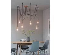 Anson Lighting Sohan Copper Modern Industrial 6 Light Ceiling Pendant