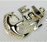 AnsonBoy WWII US USN NAVY OFFICER LAPEL HAT PIN INSIGNIA BADGE MILITARY GIFT