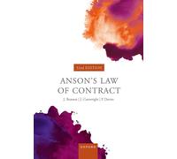 Anson's Law of Contract