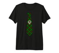 Anstruther Scottish Clan Badge & Tartan Necktie Premium T-Shirt