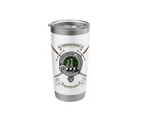 Anstruther Scottish Clan Badge Tartan & Swords Stainless Steel Insulated Tumbler