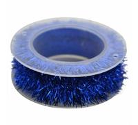 ansu 1.5m Metallic Foil Rattan Tinsel Garland Ribbon Garland Gold Silver Wire Supplies Decor (Blue)