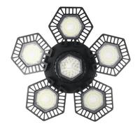 ansu LED Garage Light Bulb Deformable Ceiling Fixture Lights Workshop Barn Lamp E27 (300W 5+1 Beads)