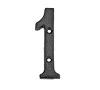 ansu Metal Digital Arabic Number 1~9 Cast Iron Sign Door Plate DIY Wall Door Numbers Sign (1)