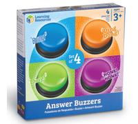 Answer Quiz Buzzers Set of 4 - Game Show Sound Buzzers Kid's Classroom Aid