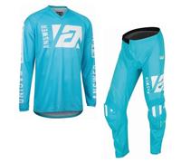 Answer Racing Syncron Merge Moto Motocross Pant & Jersey Kit Astana / White