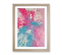 Answer The Call Abstract Framed Print | A4 Oak Framed Wall Art | Ready to Hang | Abstract Fantasy Picture | Living Room Bedroom Lounge Office