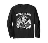 Answer The Call Firefighter Gift Fire Dept Volunteer Fireman Long Sleeve T-Shirt