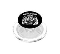 Answer The Call Firefighter Gift Fire Dept Volunteer Fireman PopSockets PopGrip for MagSafe
