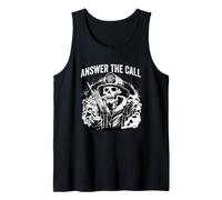 Answer The Call Firefighter Gift Fire Dept Volunteer Fireman Tank Top