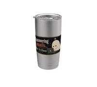Answering Emails Like A Ghost Office Humor Remote Work Stainless Steel Insulated Tumbler