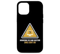 Answering The Same Question Since Eight Am Help Desk Case for iPhone 12/12 Pro