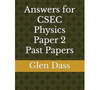 Answers for CSEC Physics Paper 2 Past Papers