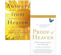 Answers from Heaven By Theresa Cheung, Claire Broad & Proof of Heaven By Eben Alexander 2 Books Collection Set
