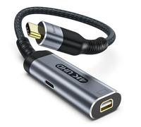 Answin USB C to Mini DisplayPort with PD Fast 100W Charging Adapter 4K@60Hz Thunderbolt 3/4 Compatible with iPhone 15 Pro M1/M2 MacBook iPad Galaxy S24 Steam Deck ROG Ally