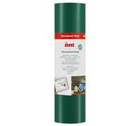ANT 9.5inch Smart Matless Permanent Vinyl 9.5inch x 20ft, Dark Green Compatible with Cricut Joy Xtra Create Decals Stickers & More All-Weather & Fade-Proof Ideal for Outdoor Use