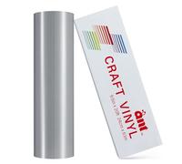 ANT 9.5inch Smart Matless Permanent Vinyl 9.5inch x 20ft, Silver Compatible with Cricut Joy Xtra Create Decals Stickers & More All-Weather & Fade-Proof Ideal for Outdoor Use