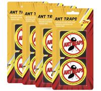 Ant Bait Stations - Effective Indoor and Outdoor Ant Control, Powerful Ant Killer Bait Traps (2 PACK X4)