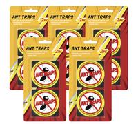 Ant Bait Stations - Effective Indoor and Outdoor Ant Control, Powerful Ant Killer Bait Traps (2 PACK X5)