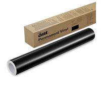 ANT Black, 24" x 50’, Permanent Vinyl Roll, Adhesive Vinyl Roll, for DIY Project, Decal, Sticker, Compatible with Cricut, Cameo, Silhouette, Weather-Resistant