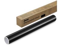 ANT Black Permanent Vinyl Roll 24" x 15ft - Weather Resistant Adhesive Vinyl for Cricut & Silhouette, DIY Decals, Stickers, Walls, Cars & Mugs - Easy Cut & Weed