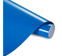 ANT Blue Craft Permanent Adhesive Vinyl 12" x 15ft for DIY Project, Decal, Sticker, All Weather Fade Proof, Indoor Outdoor Use for Crafts, Cricut, Silhouette, Expressions, Cameo, Signs