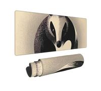 Ant-Eater Pattern Gaming Mouse Pad Extended XXL Mouse Mat with Stitched Edges Non-Slip Long Desk Pad 12x31.5in Large Desk Mat for Keyboard Home Office Gaming Work