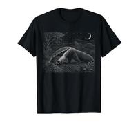 ant-eaterNature Lover Starry Sky Vintage Wildlife Graphic Value Graphic T-Shirt, Men, Black, S