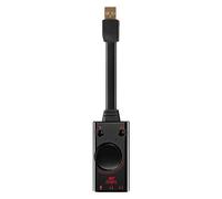 Ant Esports USB External 7.1 Channel Audio Adapter | Dual Stereo Audio Outputs | Dual Mono Mic Inputs | Plug-and-Play | Universal Compatibility | On-the-Go Sound Control