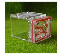 Ant Farm Ant Castle Acrylic Clear Nest Farm Villa House Workshop Unique Handmade Nest Habitat House(Rosso)