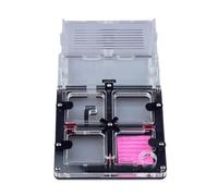 Ant Farm Ant Castle Acrylic Farm Moisturizing Display Box Habitat Nest Nest Habitat House(Black)