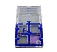 Ant Farm Ant Castle Acrylic Farm Moisturizing Display Box Habitat Nest Nest Habitat House(Blue)