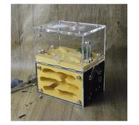 Ant Farm Ant Castle Imitation Original Ecological Concrete Nest Workshop Home Farm Nest Habitat House(Yellow)