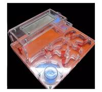 Ant Farm Ant Nest DIY Acrylic Ant Nest Large Flat Farm With Feeding Area Big House For Pet Hill Workshop Castle For Study Ant House Ant Castle(Orange)