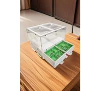 Ant Farm, Ant Nest & House, Drawer Style Insect Farm, Insect Vivarium, 3D Printed White Middle Size