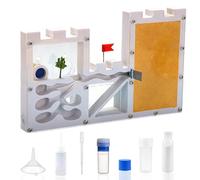 Ant Farm Castle - Large Double Sided Viewing Area Ant Colony Observation Kits with Sand Habitat, Ant Farms for Adults Student (City Wall Yellow Sand)