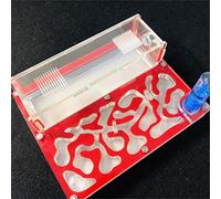 Ant Farm Educational formicarium for LIVE ants test tube Moisture big space Acrylic Ant Nest,Insect ants Villa House Ants Ecological Workshop (Red)
