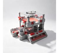 Ant Farm Nest Kit - DIY Science Terrarium with Water Tower, Nurturing Room & Large Observation Area for Live Ants (3D Formicarium Plus)