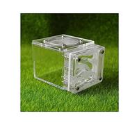 Ant Farm Small Ant Farm Nest Cube Form Acrylic Mini Ant Habitat Science Learning Kit 3D Maze Ecosystem for Kids Study Ants, 7.7 * 6 * 5.3cm Live Ants and Queen