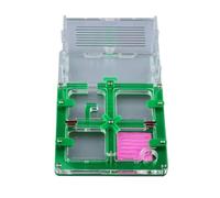 Ant Farms Ant Castle Acrylic Farm Moisturizing Nature Display Box Puzzle Habitat Science Diy Nest Science Experiment Kit(Grün)