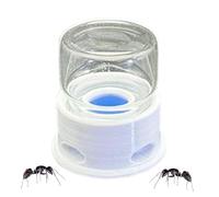 Ant Feeder, Crickets Water Station, 1.42x1.5 Inches Anti Drowning Transparent Drinking Holder for Ants, Bees, Crickets, Small in Home, Terrarium, Classroom, Lab, Outdoor Nature Observation