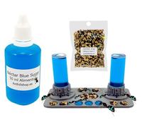 Ant Food, Excellent feeding kit for your ants and Anthills, includes a Blue Sugar Nectar 50 ml, 22 g bag of seed mixes plus a fantastic Megabebederos