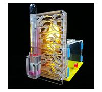 Ant Formicarium, DIY Acrylic Ant House With Feed. Area, Multicolor, 19x9.5x16cm(Clear Tea)