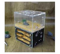 Ant Hill Ant Castle Imitation Original Ecological Concrete Nest Workshop Home Farm Insect Villa(Black)