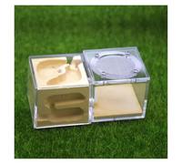 Ant Hill Ant Farm Castle Acrylic Nest Plaster Palace Easy To Install Insect Villa(Yellow)
