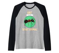Ant is My Spirit Animal Ants Ant Raglan Baseball Tee